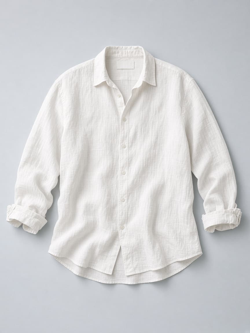 Linen Summer Shirt – front view